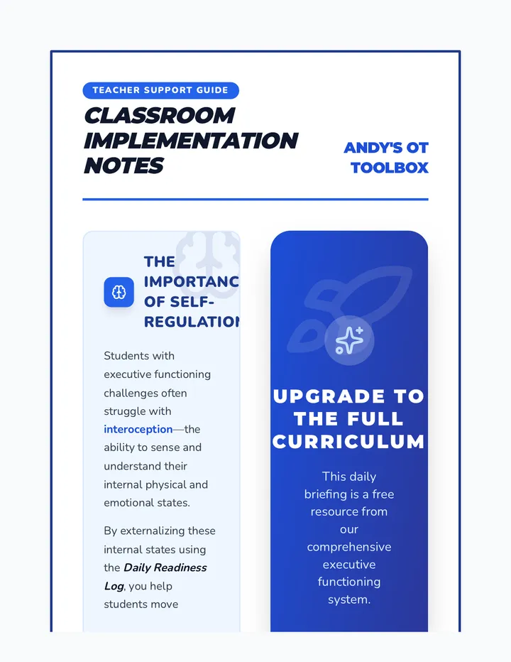 Daily Readiness Teacher Guide Document