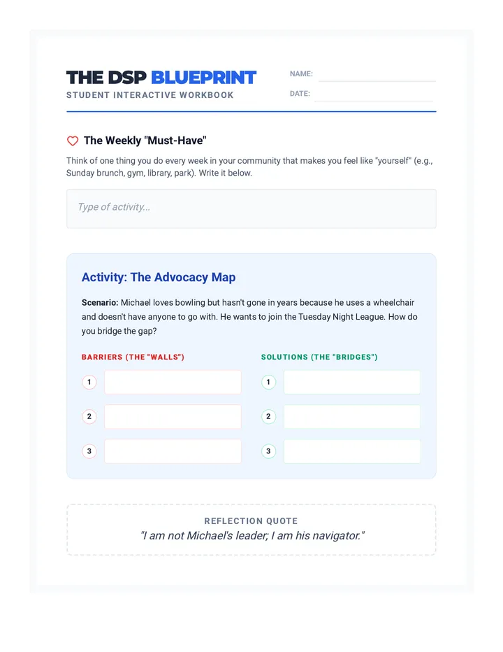 DSP Blueprint Workbook