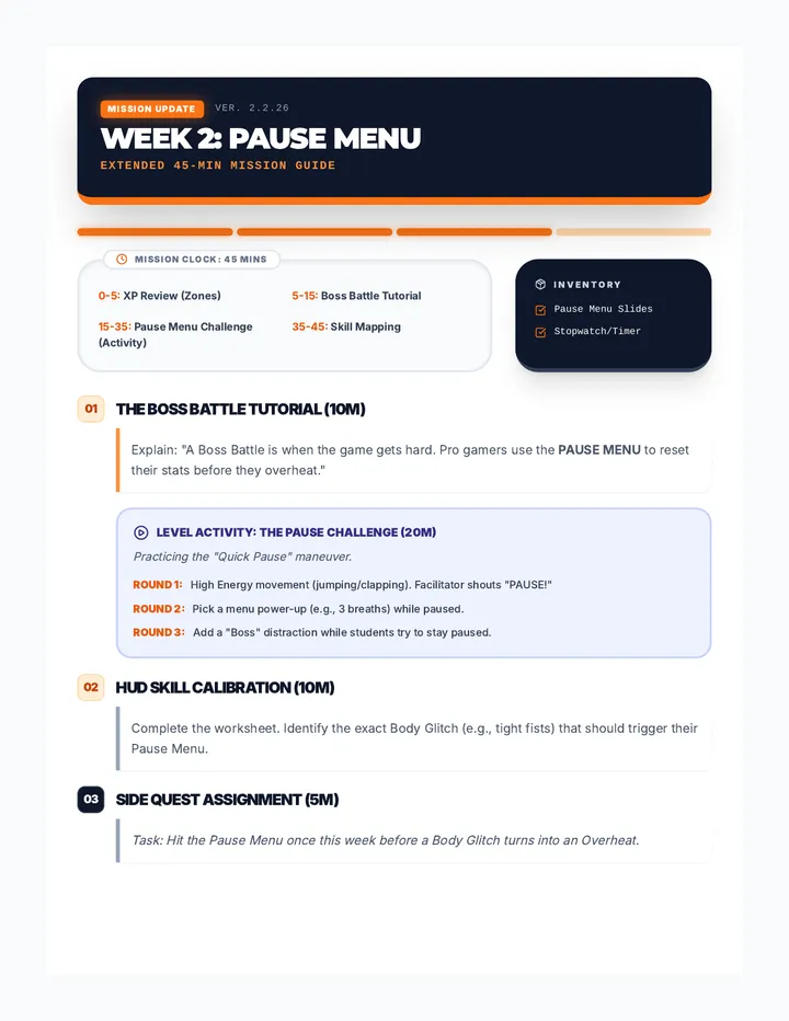 Week 2 Mission Materials