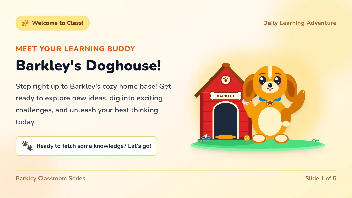 Barkley Pup Classroom Slides