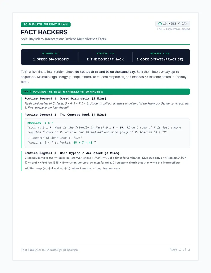 Fact Hackers Teacher Guide