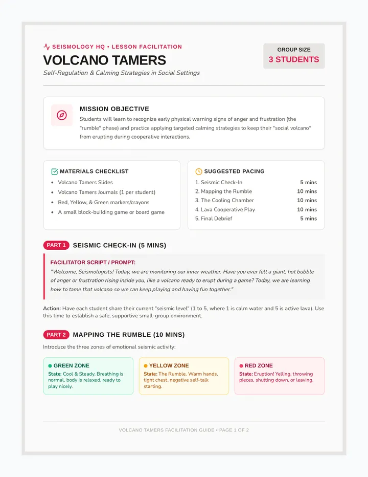 Volcano Tamers Guide
