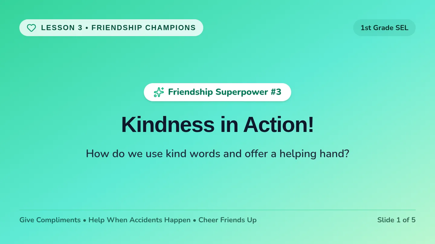 Kindness in Action Slides