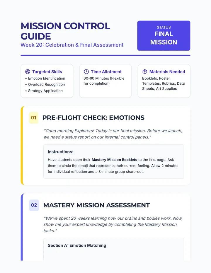 Calm Mastery Teacher Guide
