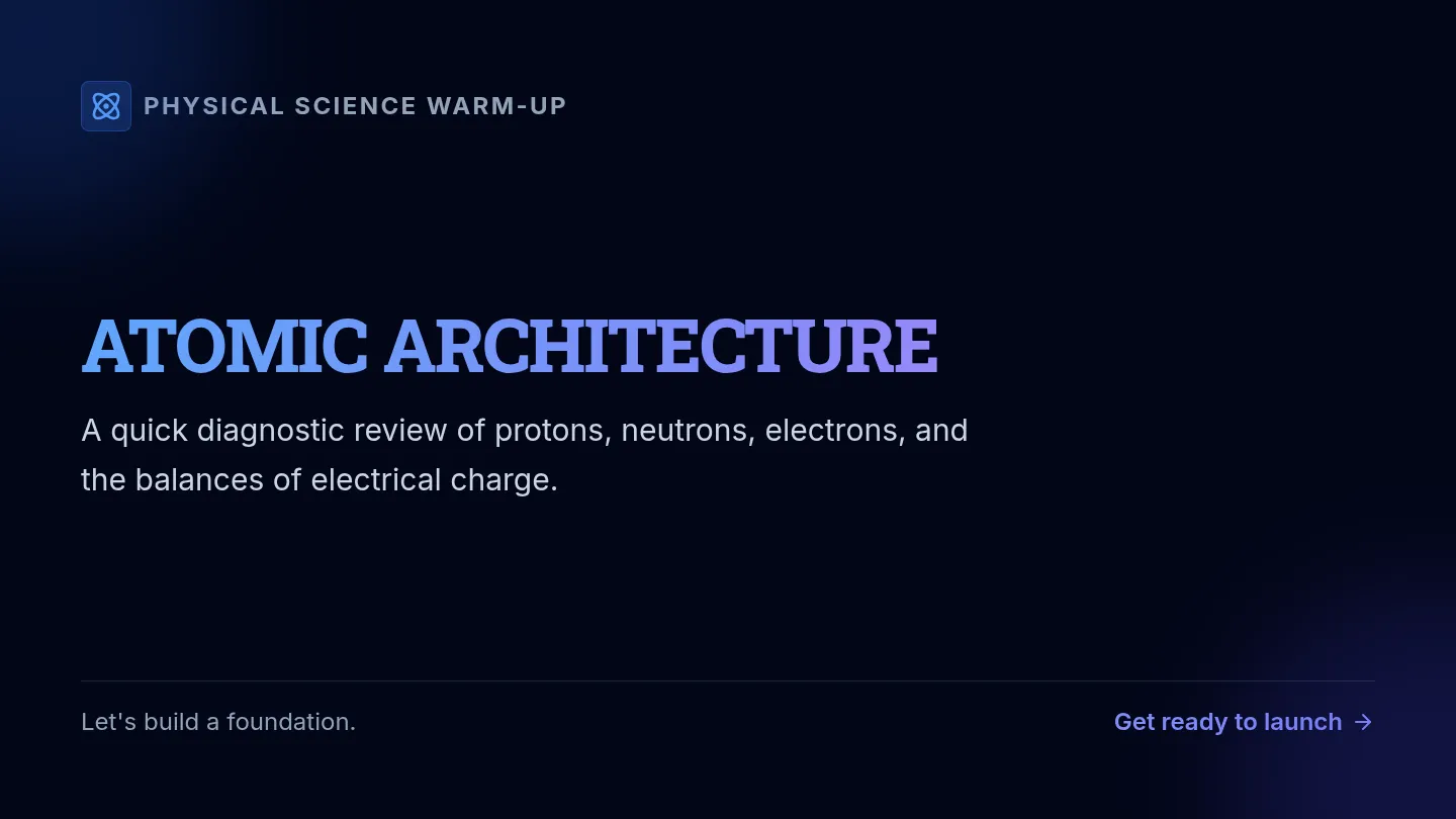 Atomic Architecture Slides