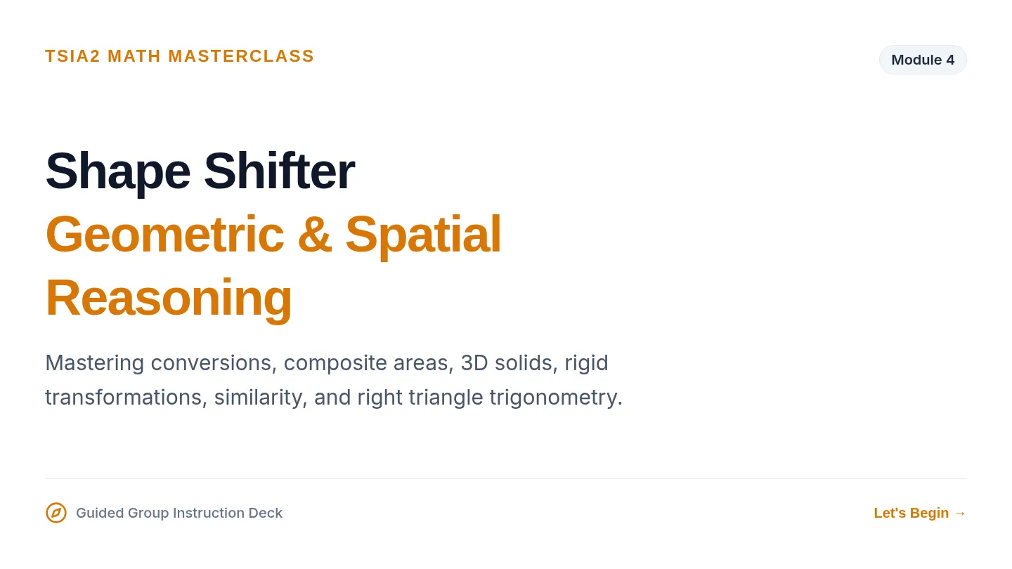Shape Shifter Guided Slides