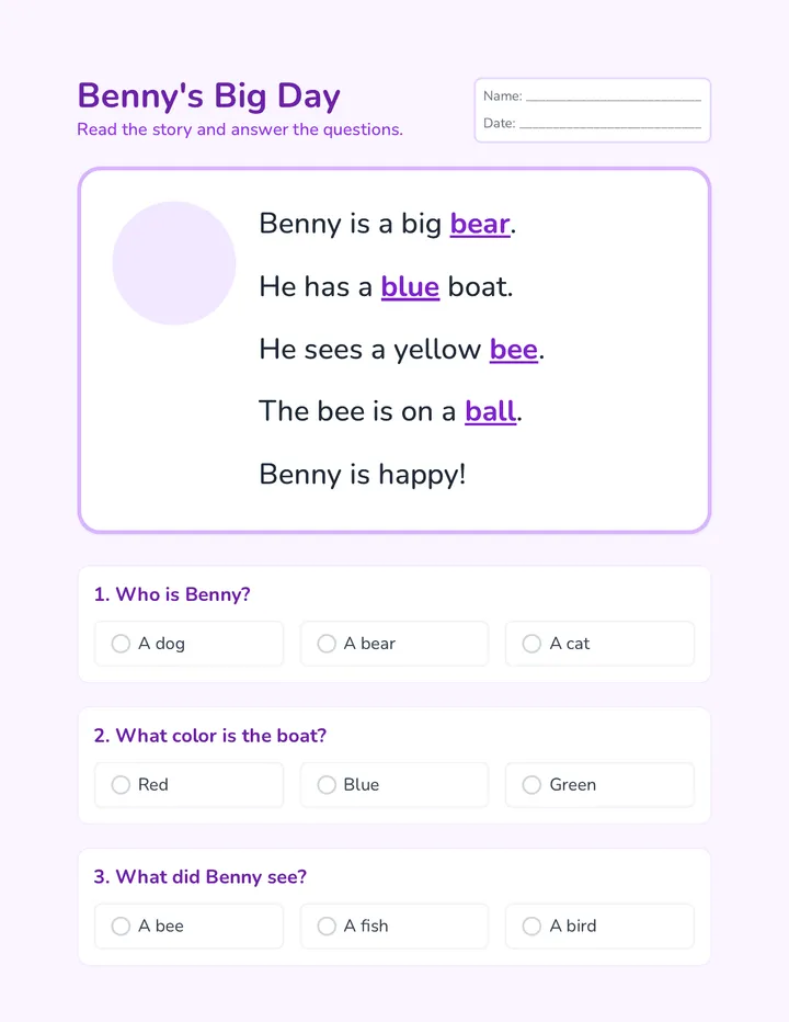 Benny the Bear Passage