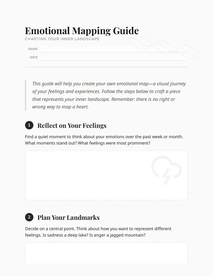 Emotional Mapping Activity Guide
