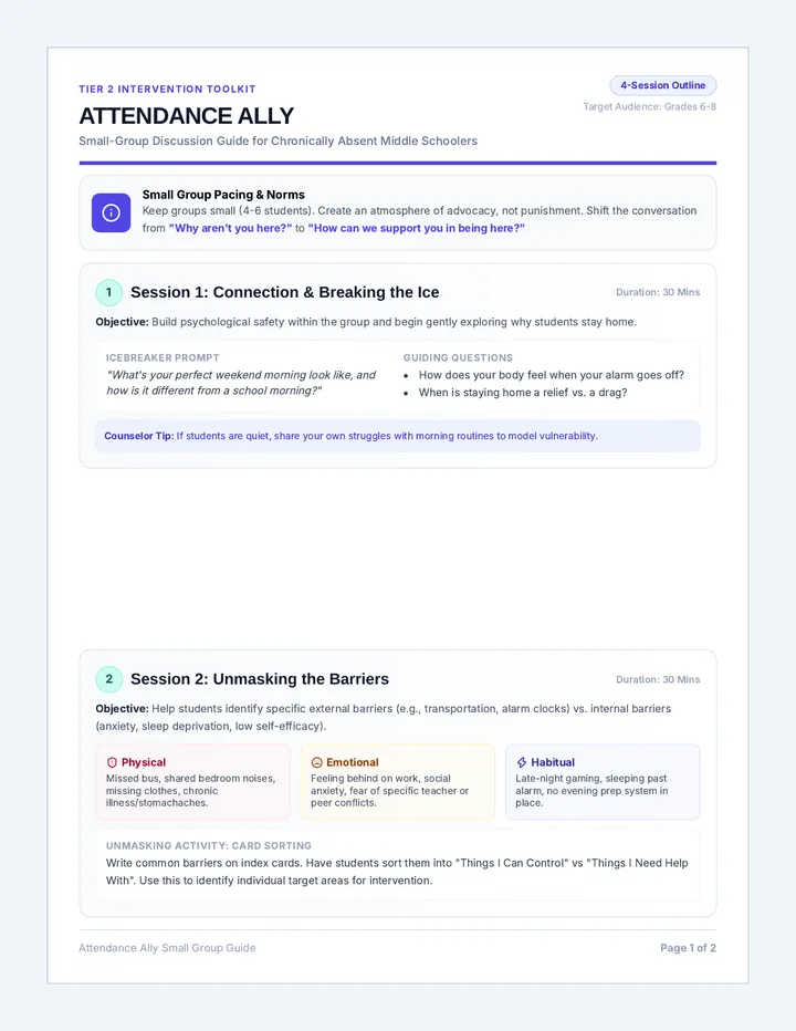 Attendance Ally Counselor Guide
