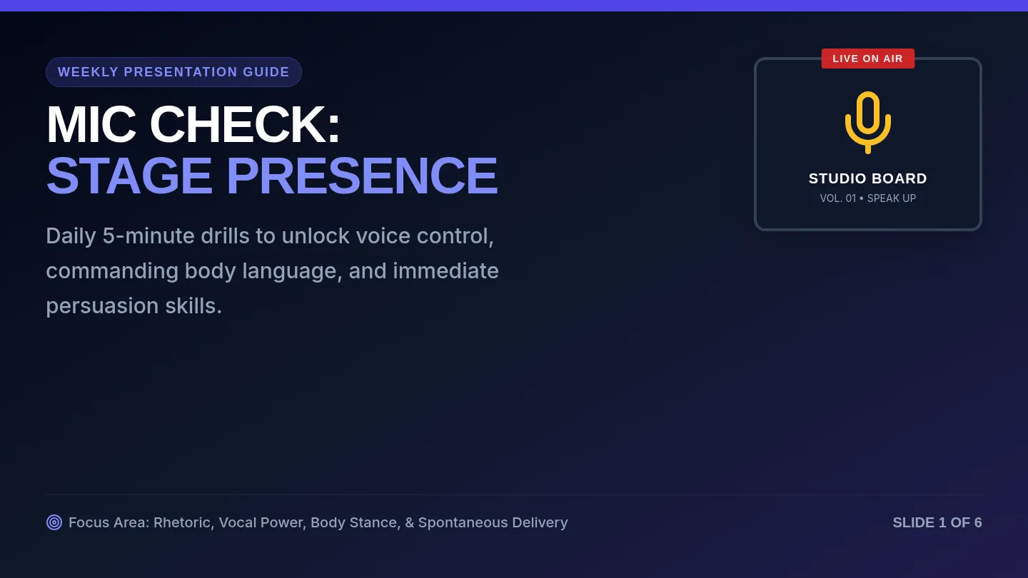 Mic Check Lecture Slides