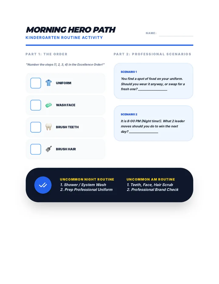 Hero Path Activity Sheet (K) v2