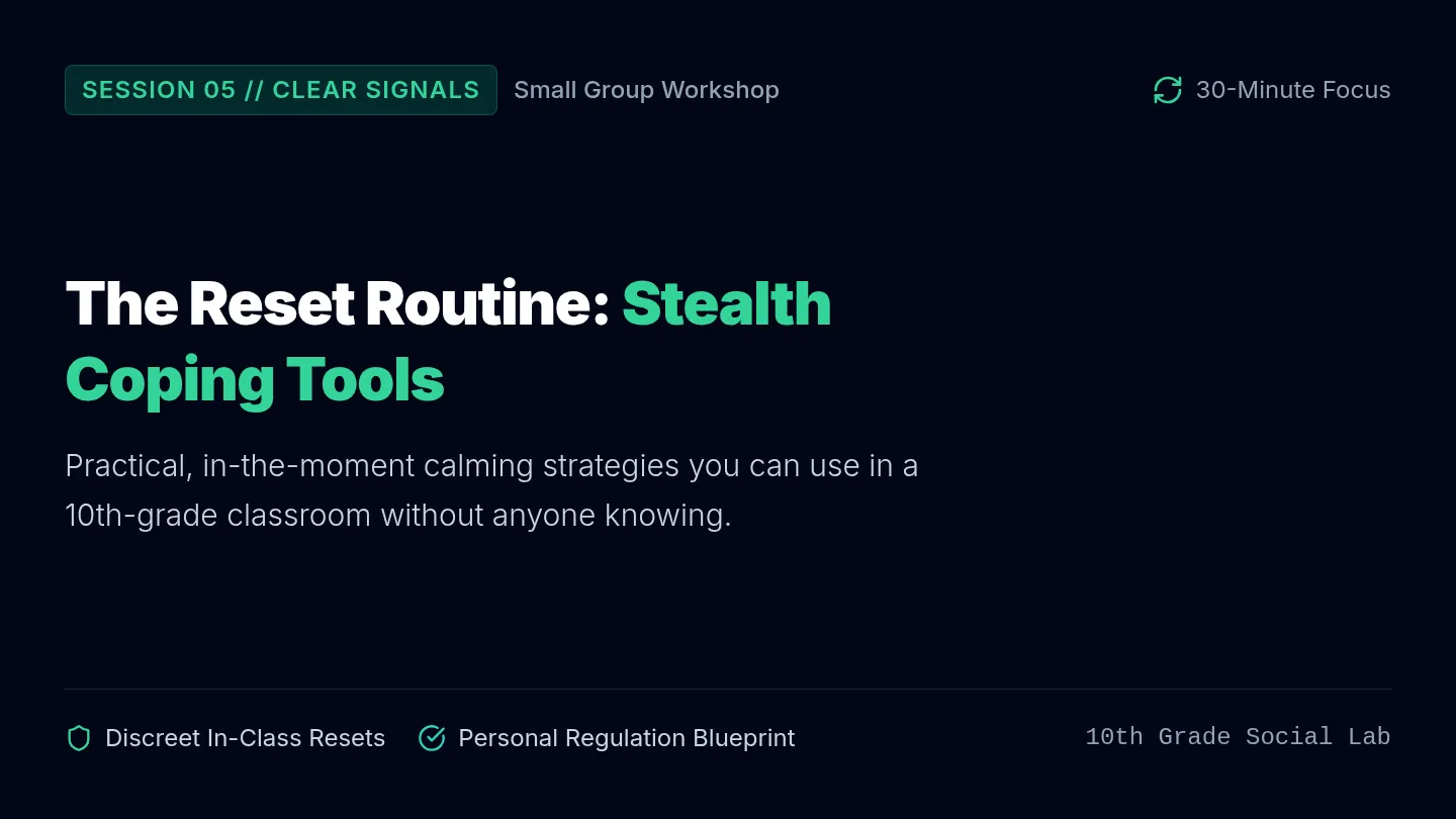 Reset Toolkit Slides
