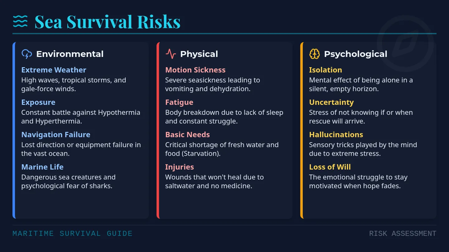 Sea Survival Risks Slides Normal