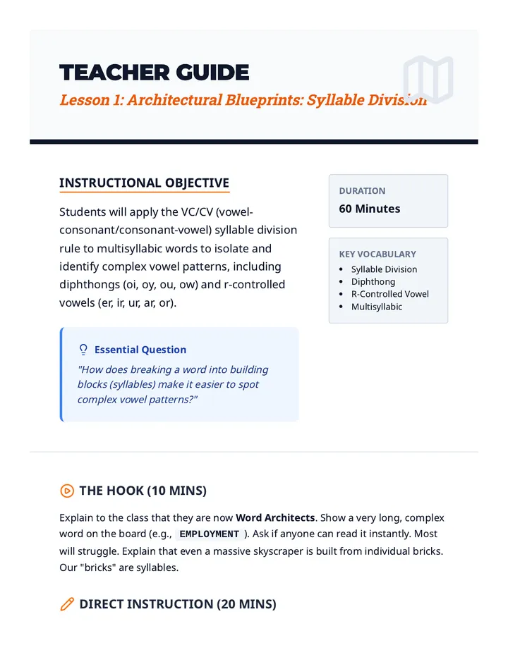 Blueprints Teacher Guide