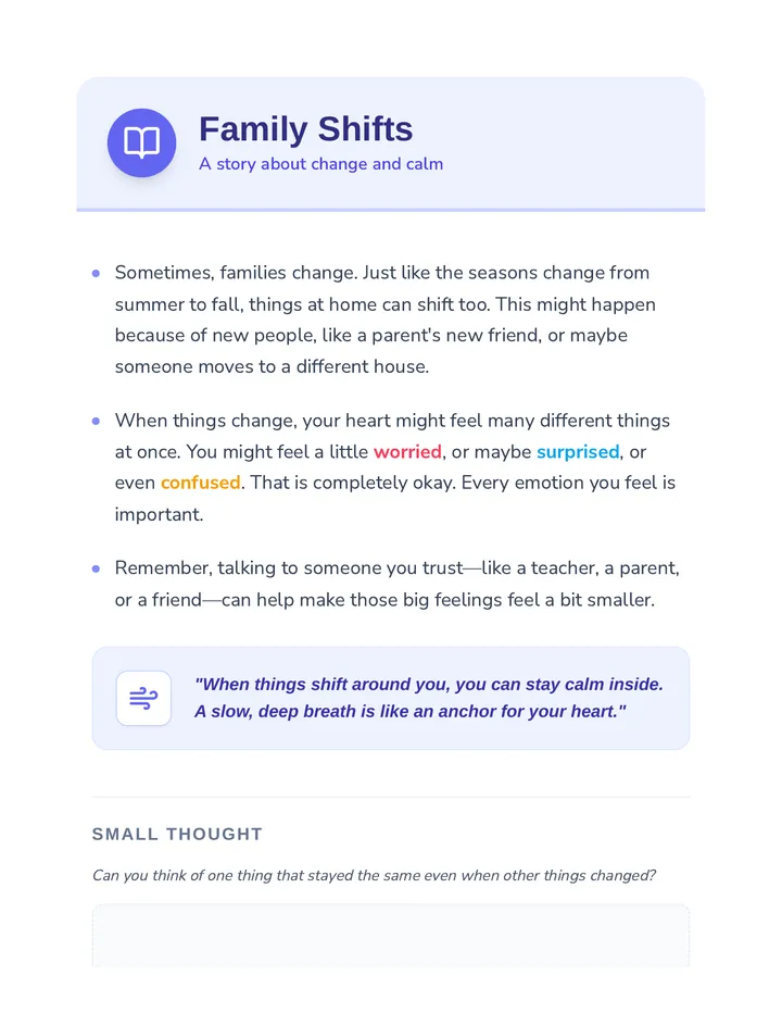 Family Shifts Story