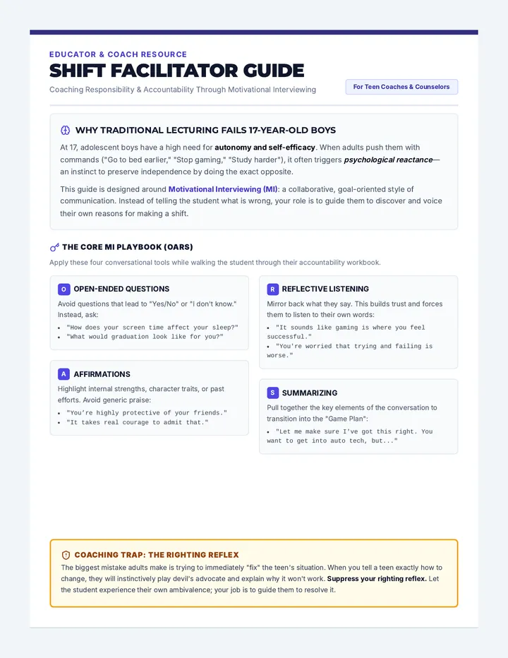 Shift Facilitator Guide