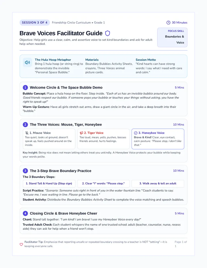 Brave Voices Facilitator Guide