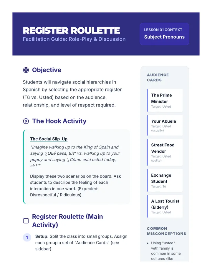 Register Roulette Guide