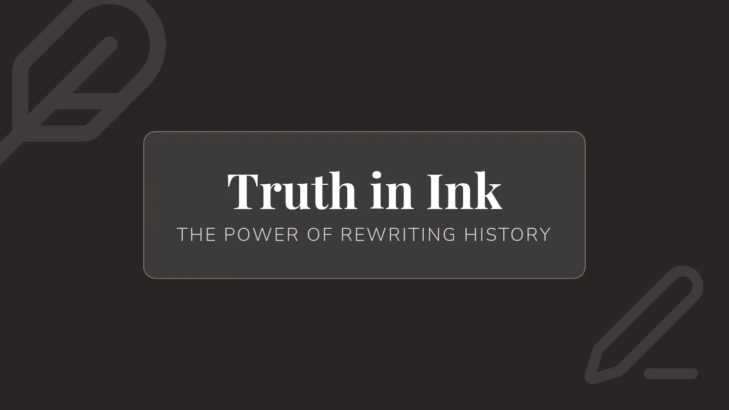 Truth in Ink Slides