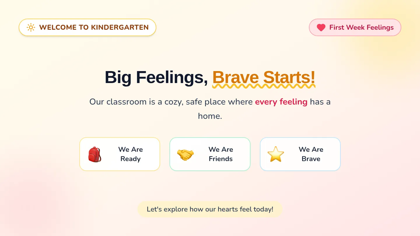 Brave Starts Feelings Slides
