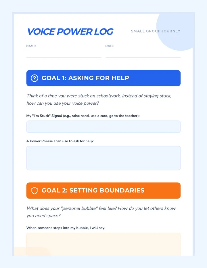 Voice Power Reflection Log