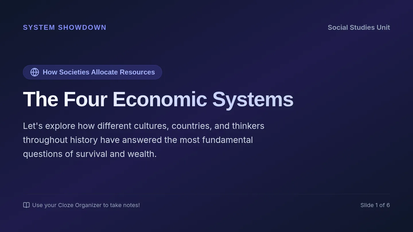 System Showdown Slides