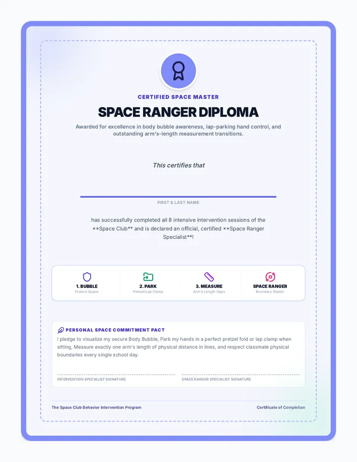 Club Celebration Certificate