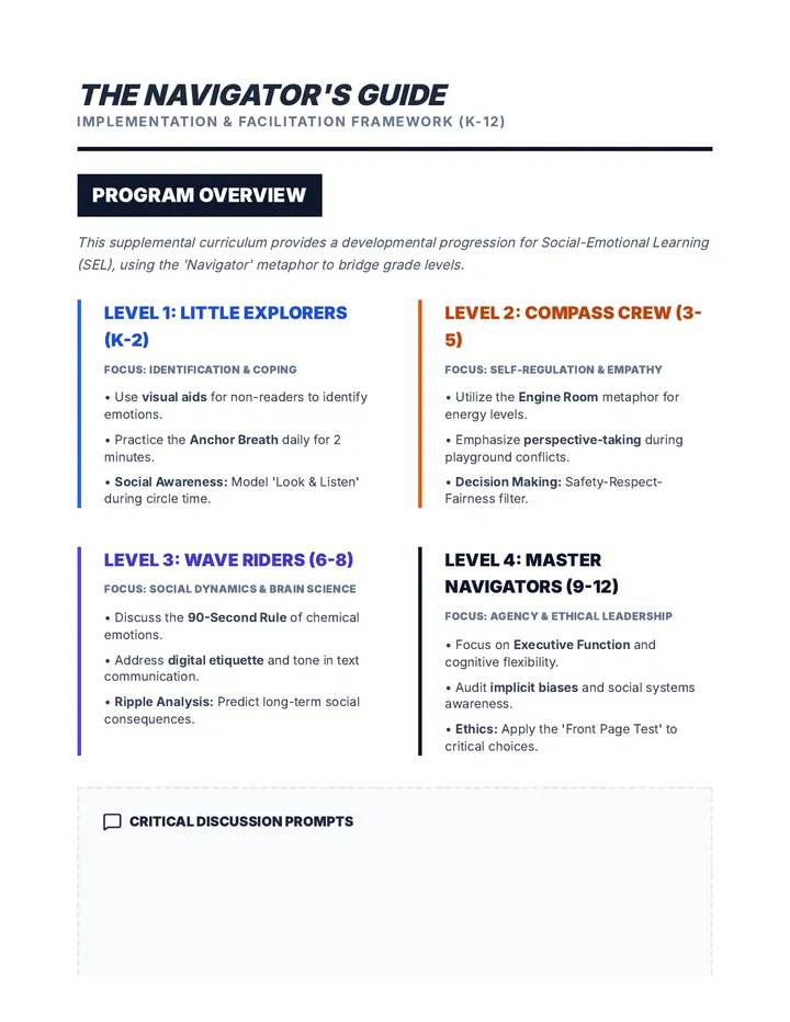 Navigators Guide Teacher Resource