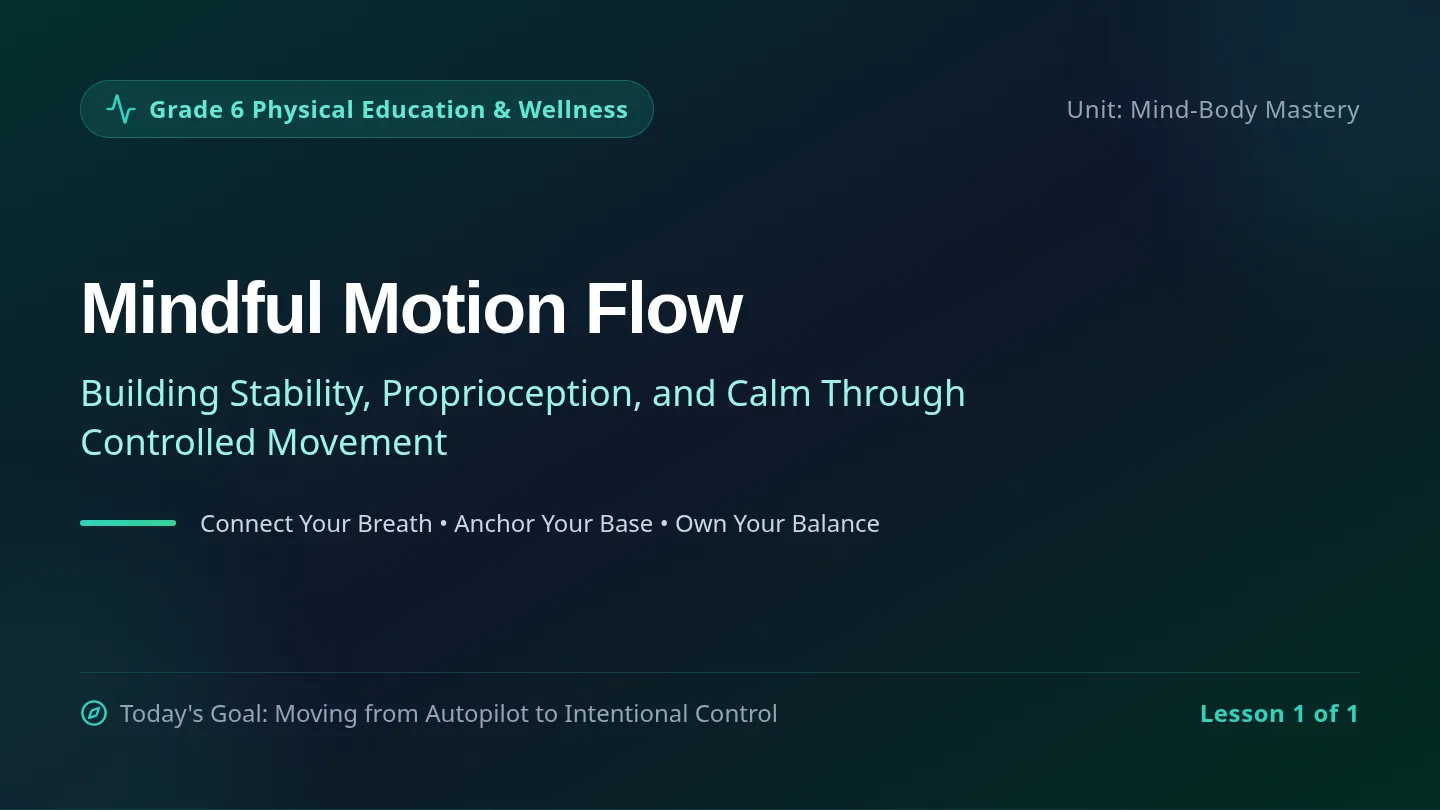 Mindful Motion Presentation Slides