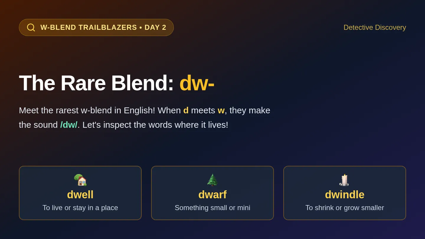 Dwarf Dwell Slides