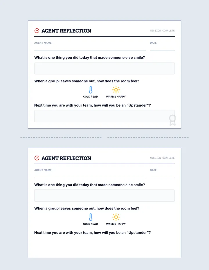 Agent Reflection Exit Ticket