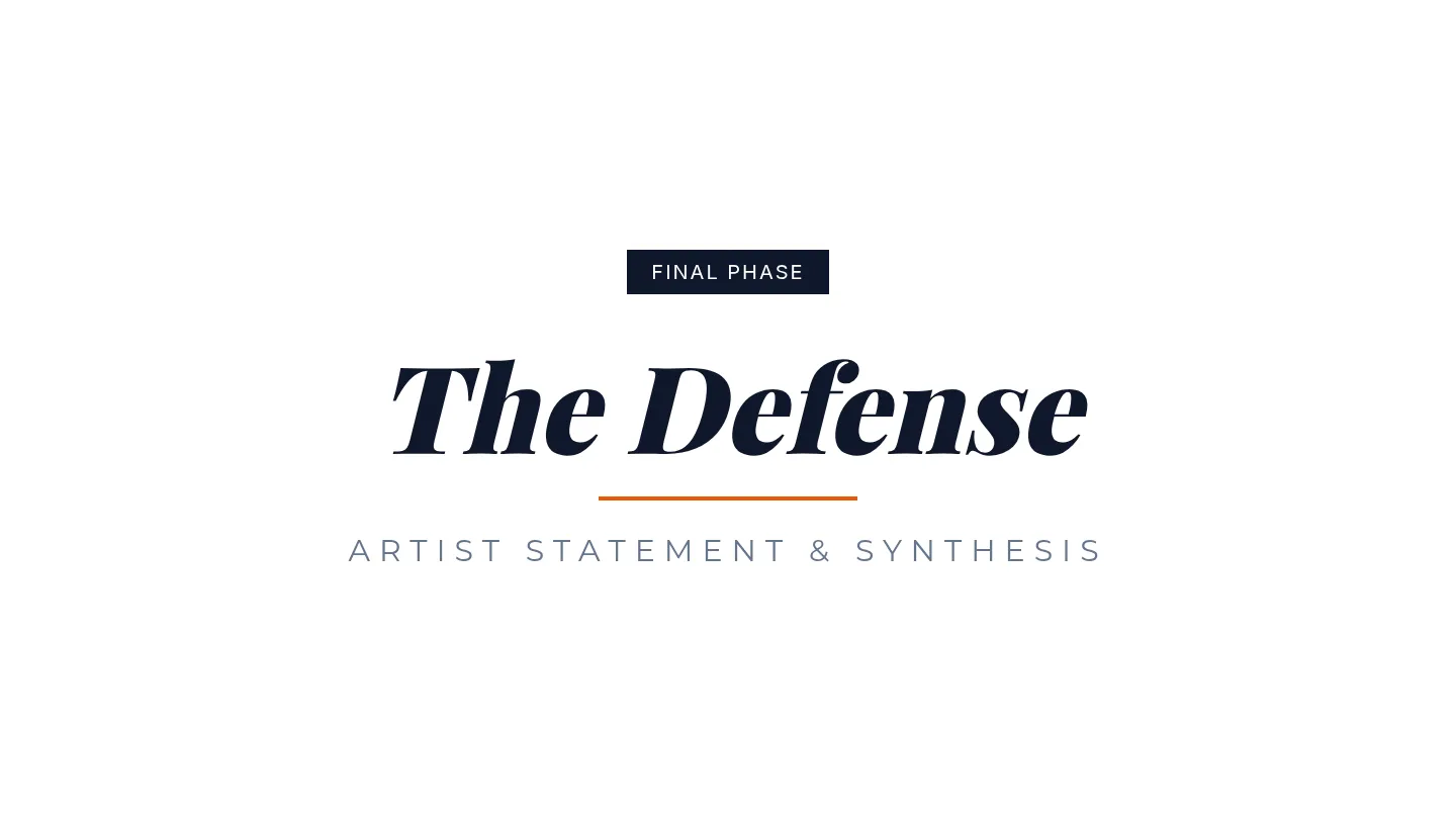 Artist Statement Presentation Slides