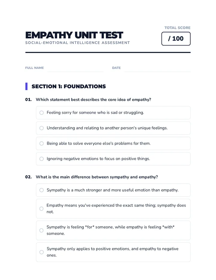 Empathy Unit Test