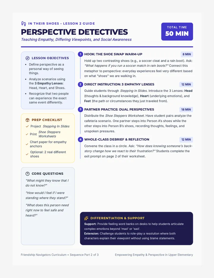 Perspective Detectives Teacher Guide