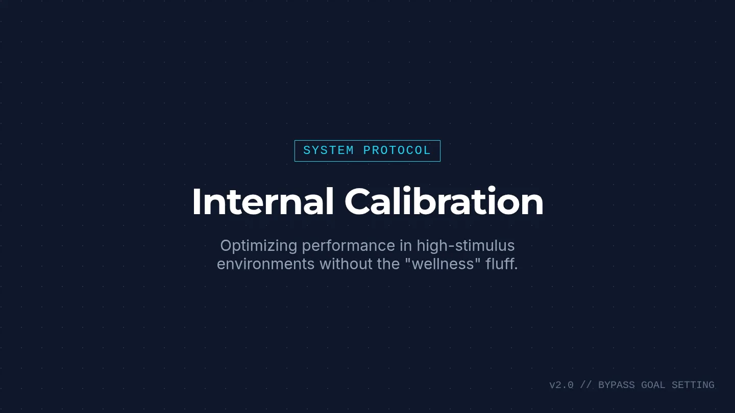 Internal Calibration Slides