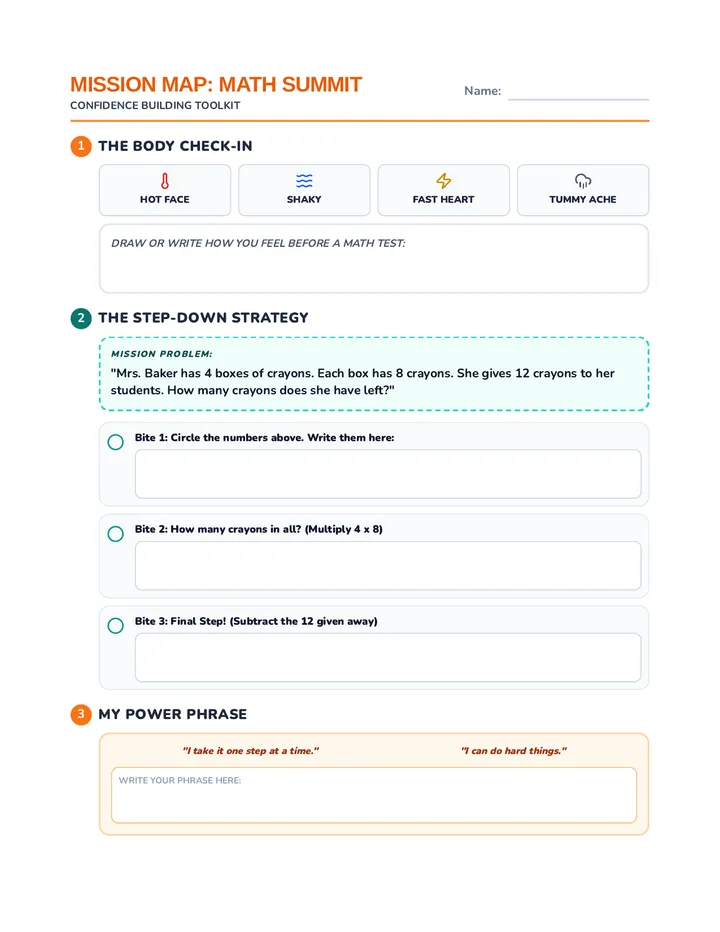 Climbing the Cliff Worksheet