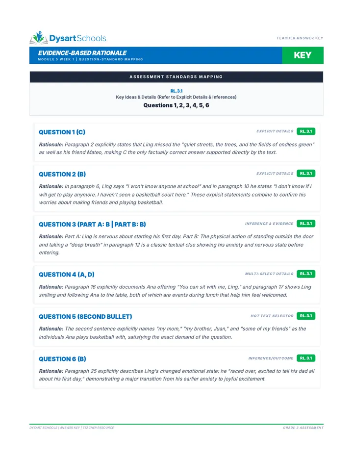 Module 5 Week 1 CFU Answer Key