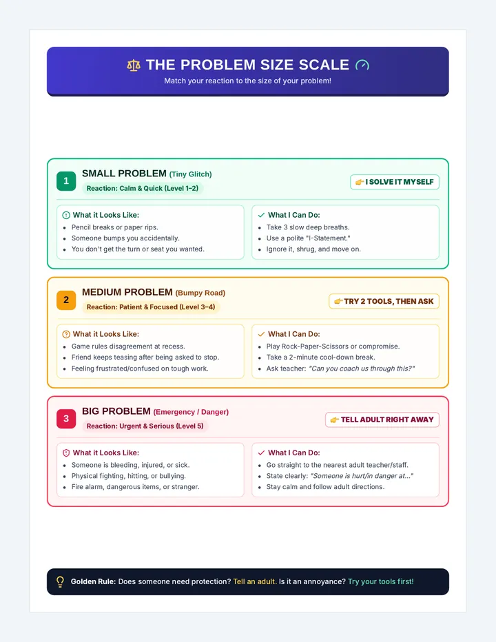 Problem Scale Anchor Chart