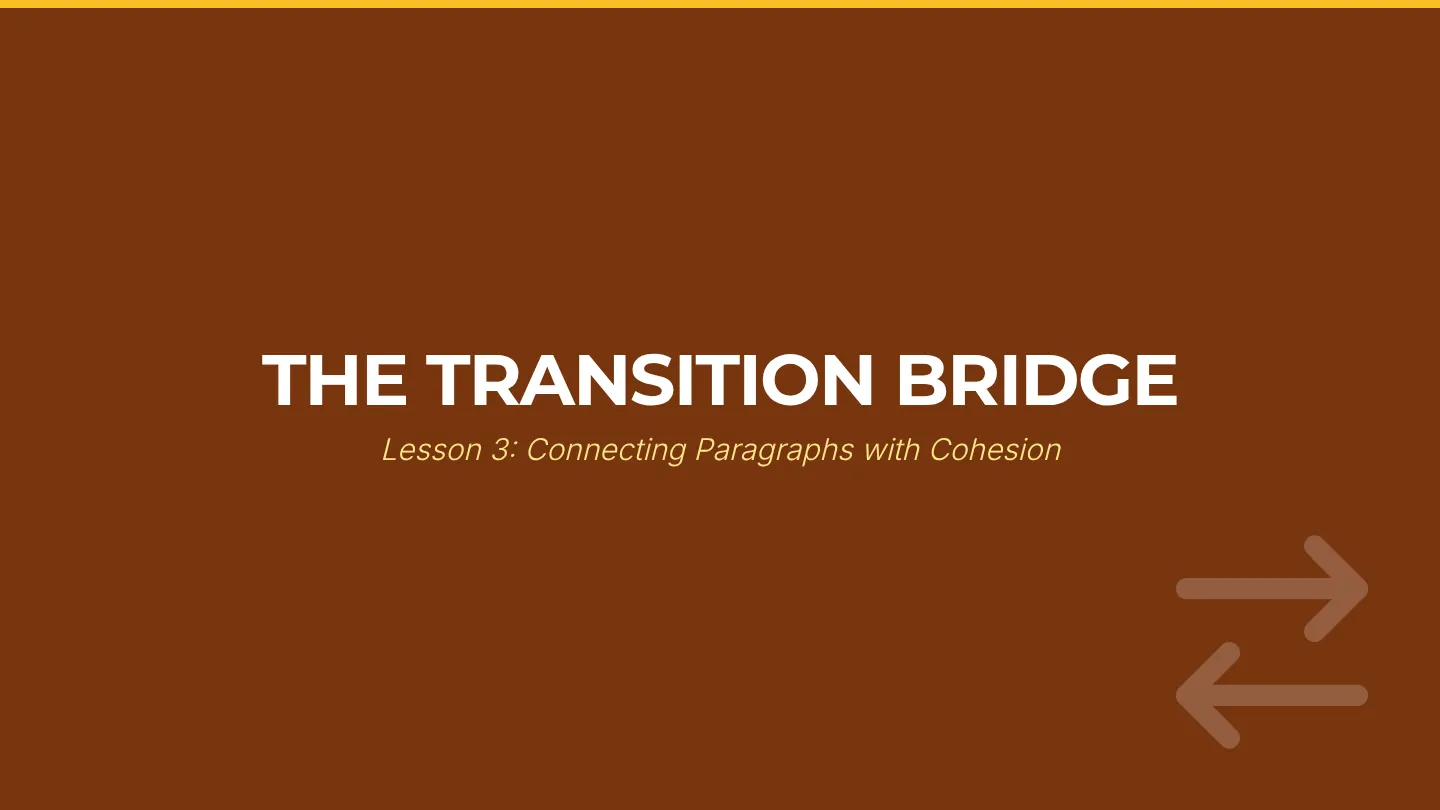 Transition Bridge Slides