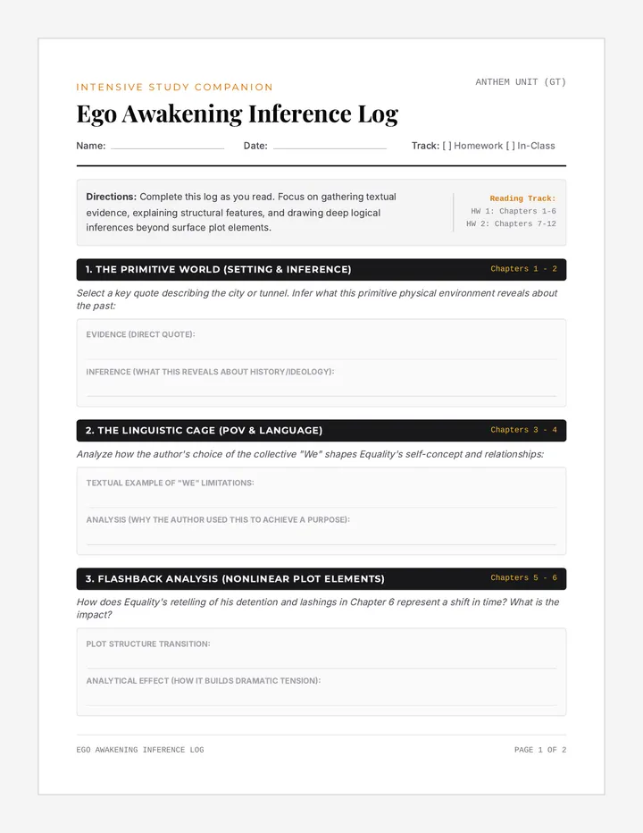 Anthem Inference Log