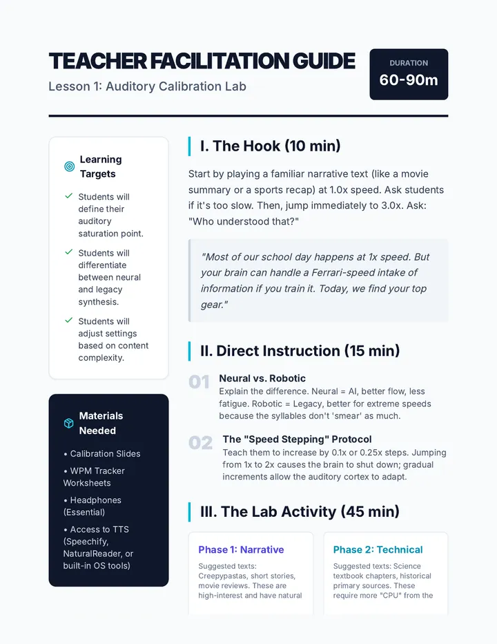 Calibration Teacher Guide