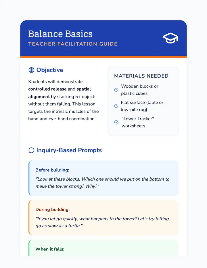 Balance Basics Teacher Guide