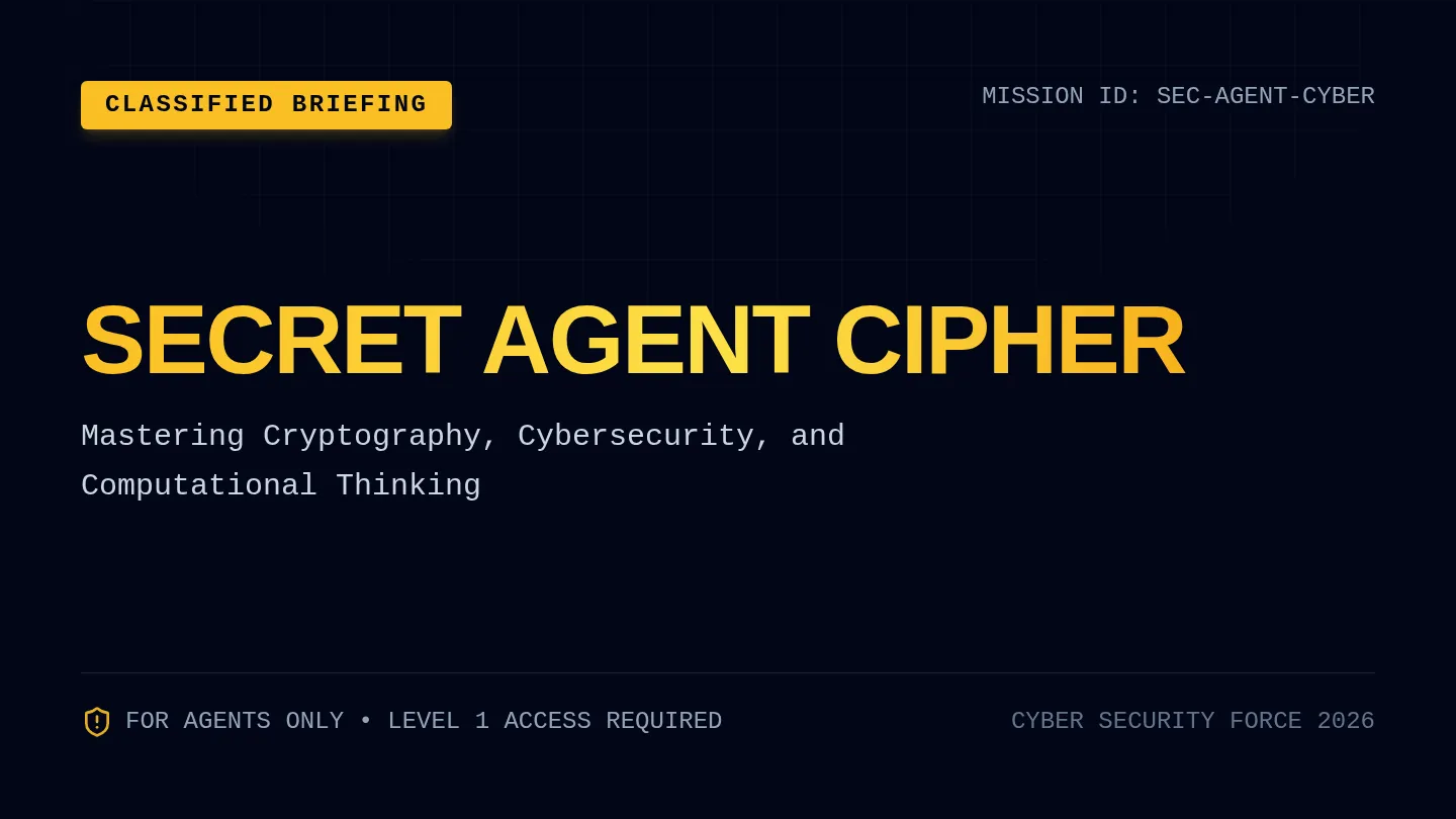 Cipher Agent Slides