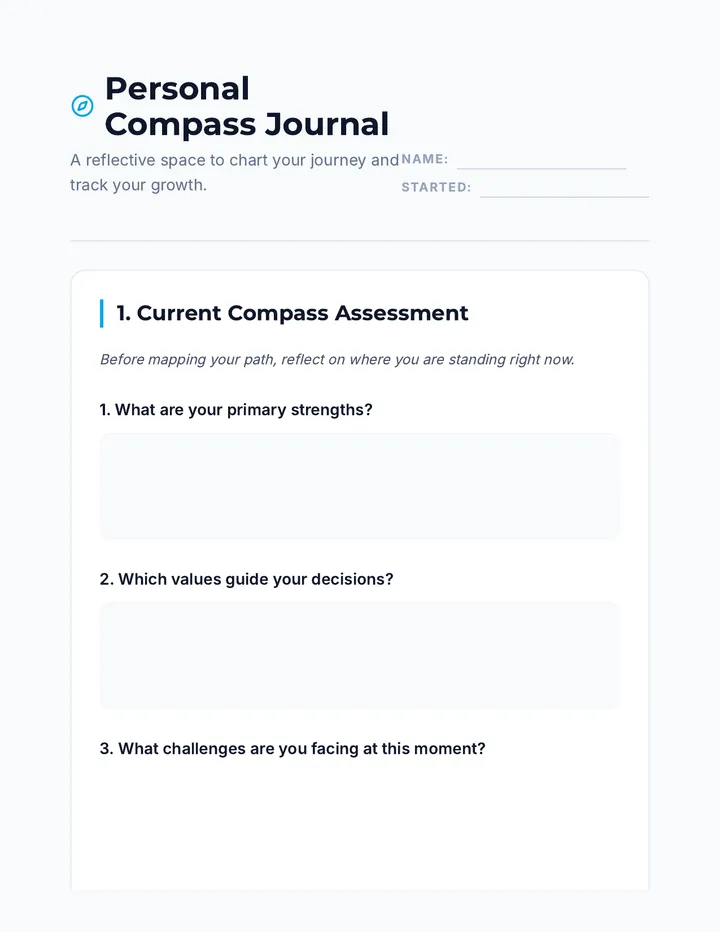 Personal Compass Journal