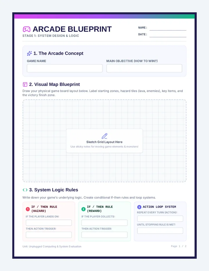 Arcade Blueprint Activity