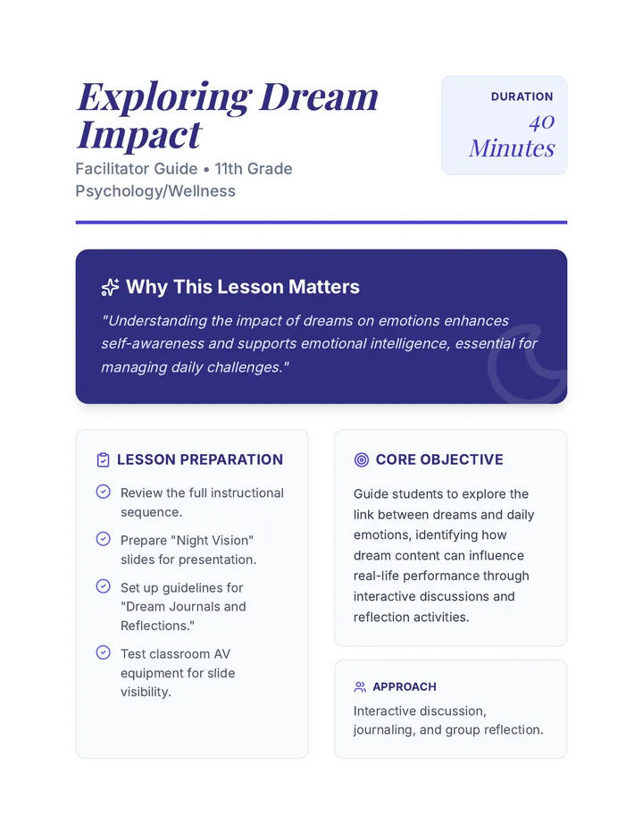 Dream Impact Facilitator Guide