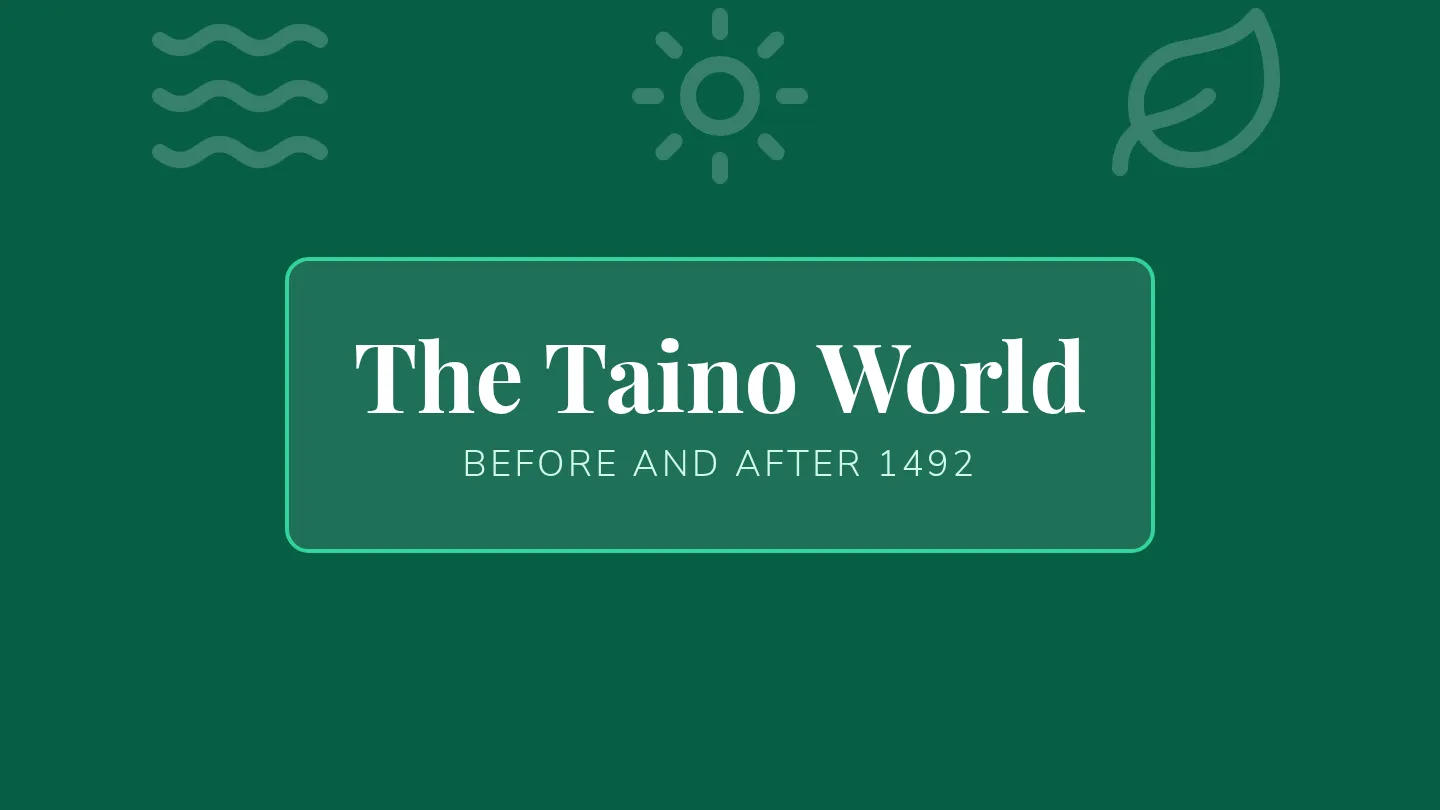 Taino Life Slides