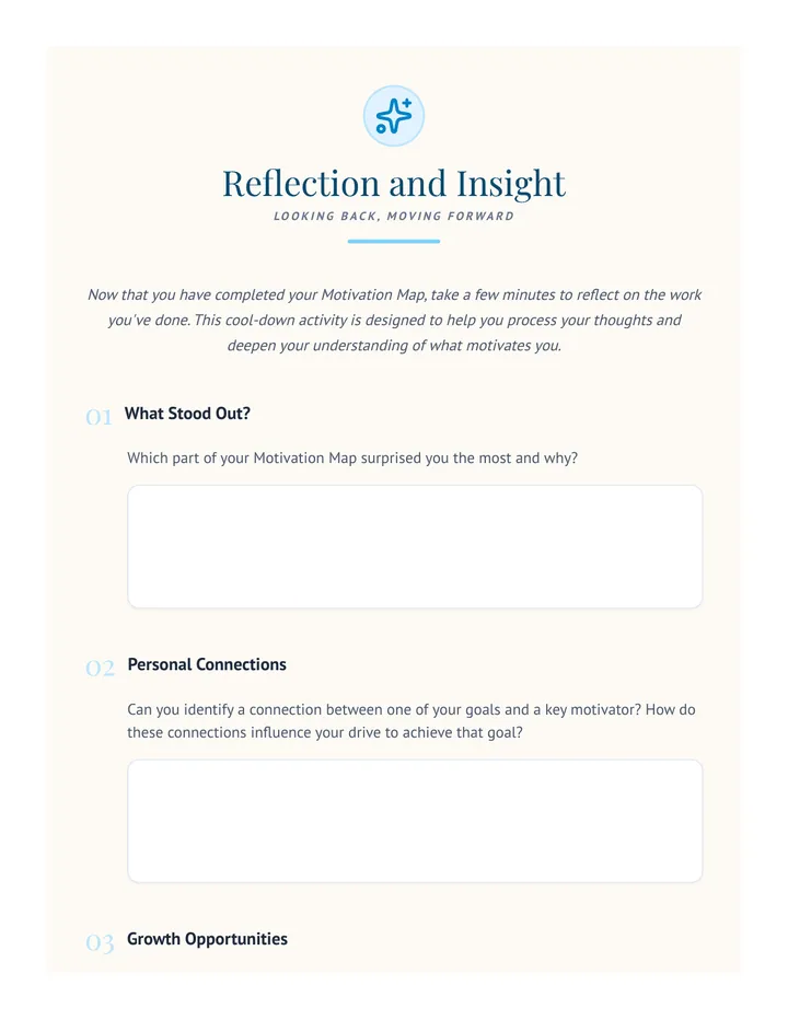 Motivation Insight Reflection