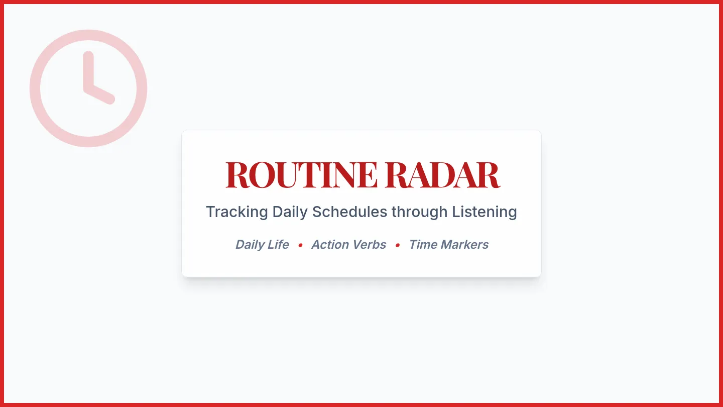 Routine Radar Slides