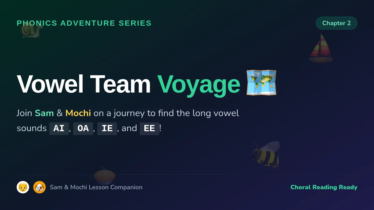 Vowel Team Voyage Slides